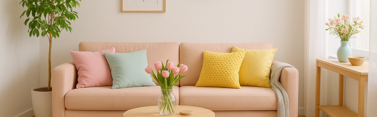 Ανοιξιάτικη Διακόσμηση: Πώς να Ανανεώσετε Καναπέ, Κρεβάτι & Τραπεζαρία με Φρέσκες Ιδέες