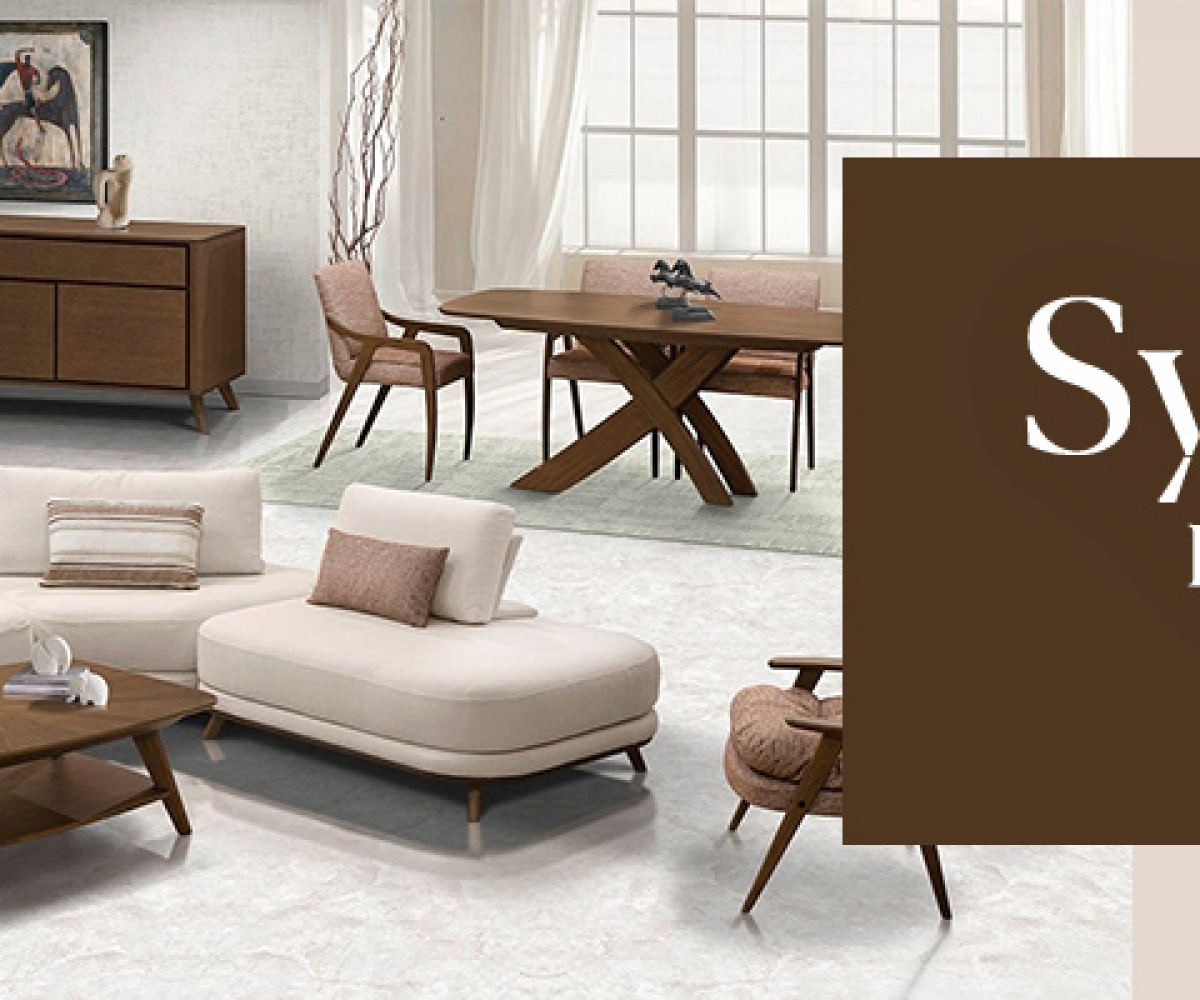 Συλλογή Επίπλων Symmetry: Μοντέρνα Έπιπλα Σαλονιού και Τραπεζαρίας με Design & Άνεση