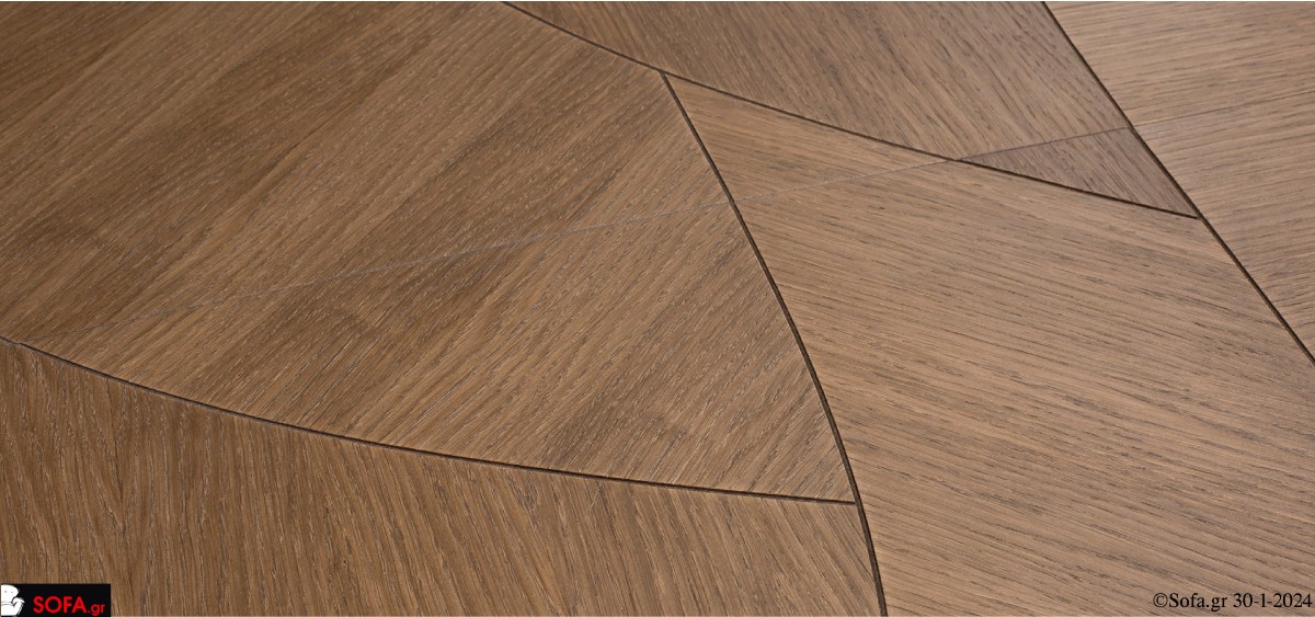 τραπέζι ξύλινο επεκτεινόμενο με 4 καρεκλες υφασματινες