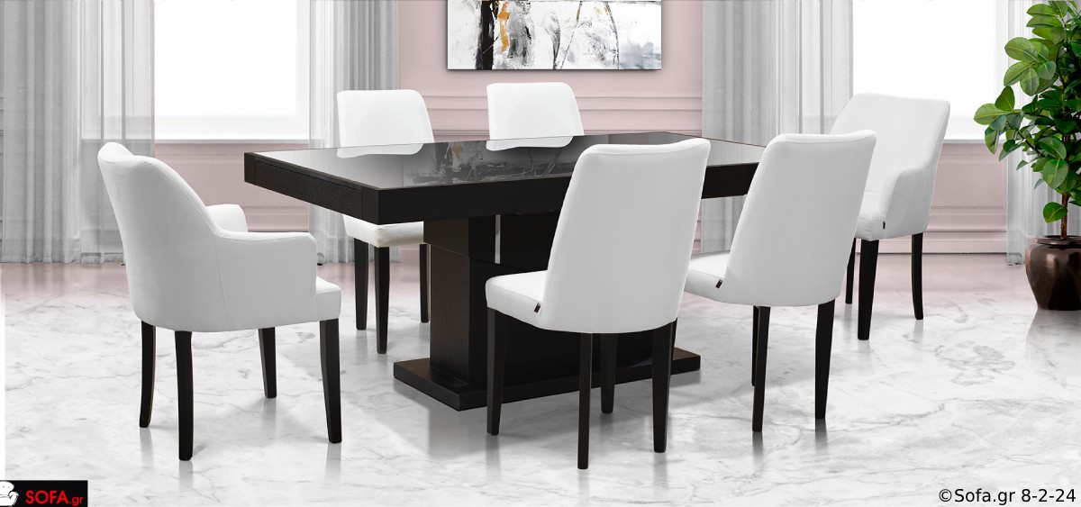 Τραπεζαρία με ορθογώνια βάση