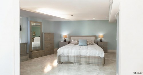 Κρεβατοκάμαρα Aurora με αποθηκευτικό χώρο -Ετοιμοπαράδοτη