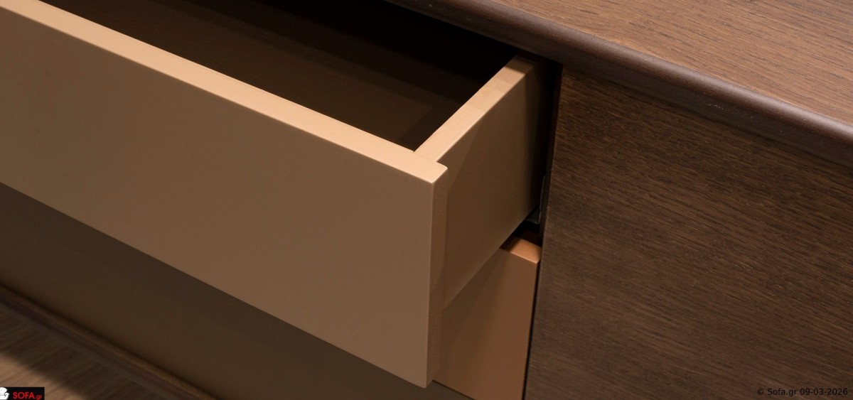 μοντέρνος μπουφές Terra ξύλινος για τραπεζαρία και καθιστικό με συρτάρια και ντουλάπια design επίπλου