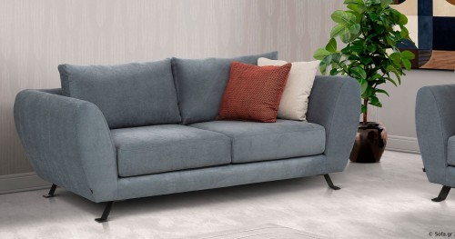 Διθέσιος καναπές Σύμβολο Black Edition