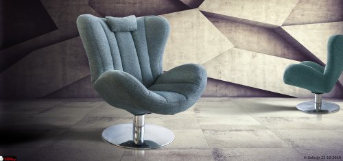 Πολυθρόνα Egg περιστρεφόμενη