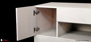 ντουλάπια και συρτάρια επιπλου τηλεόρασης