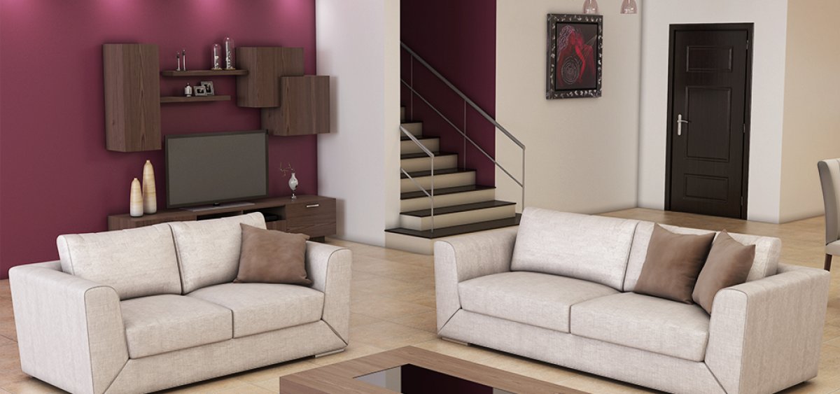 μοντέρνα επίπλωση σαλονιού