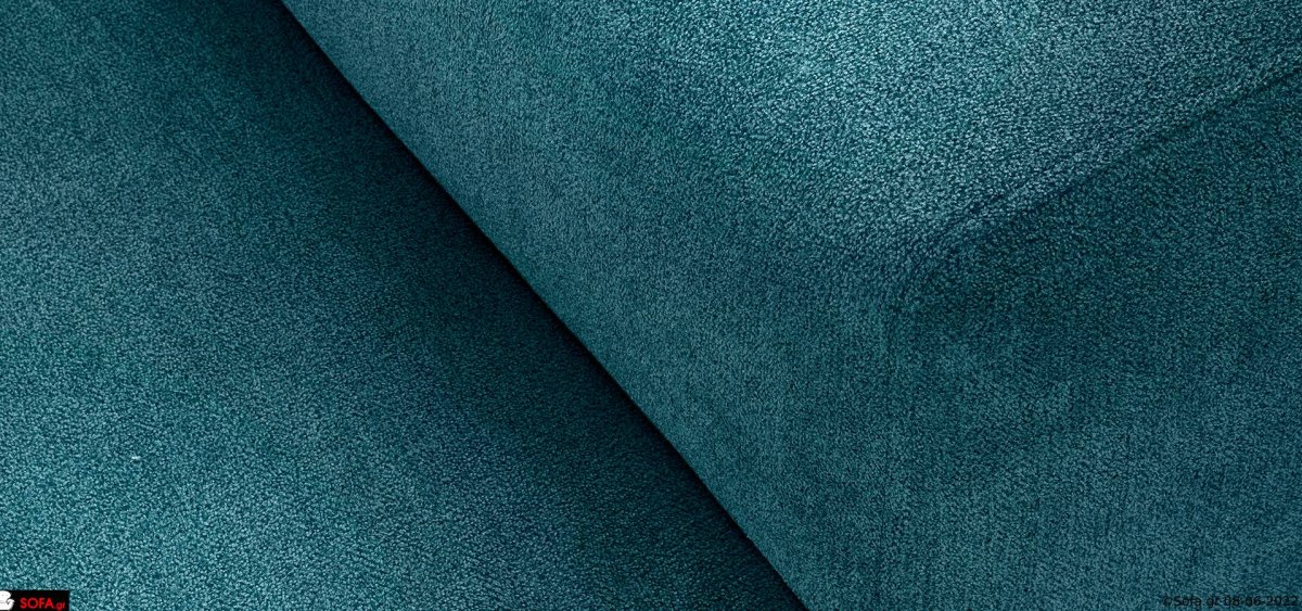 Γωνία καναπές με καραμέλες αμφίπλευρης τοποθέτησης 2 τεμαχίων και μασίφ σκελετό από ξύλο οξιάς.