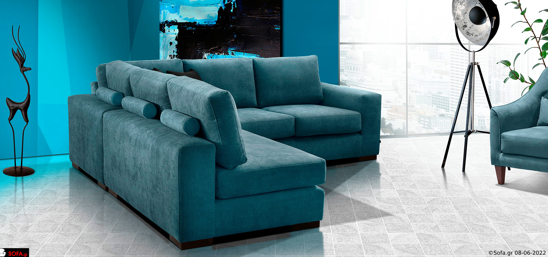 Καναπές γωνία Fox | Sofa.gr