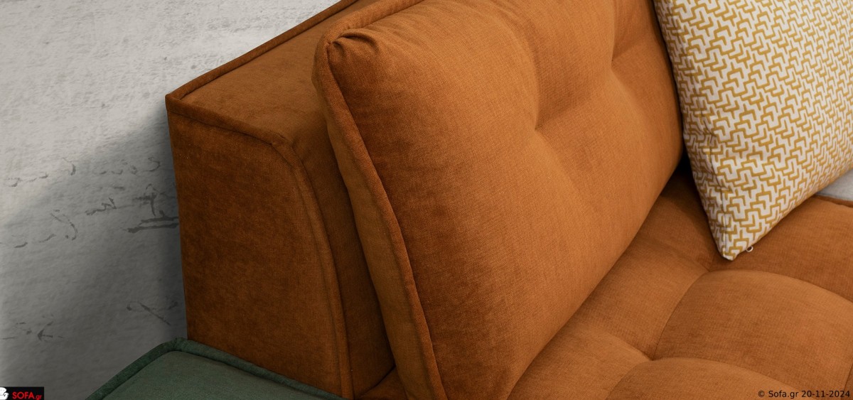 πολύχρωμος καναπές σε πέντε κομμάτια