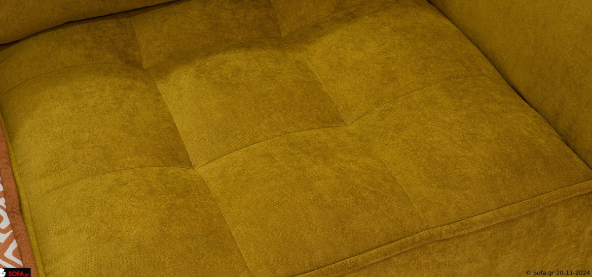 πολύχρωμος καναπές σε πέντε κομμάτια