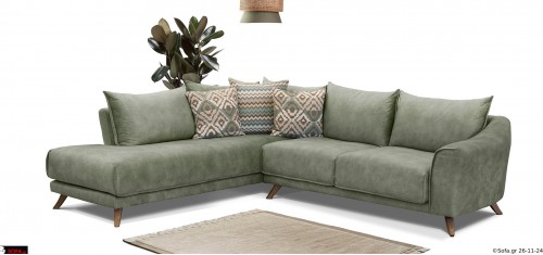 Γωνιακός καναπές Γαλήνη