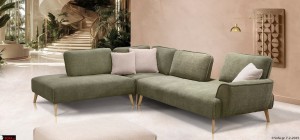 μοντερνος καναπές σε πράσινο χρώμα 