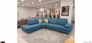 Γωνιακός καναπές Retro - Ετοιμοπαράδοτος