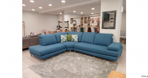 Γωνιακός καναπές Retro - Ετοιμοπαράδοτος