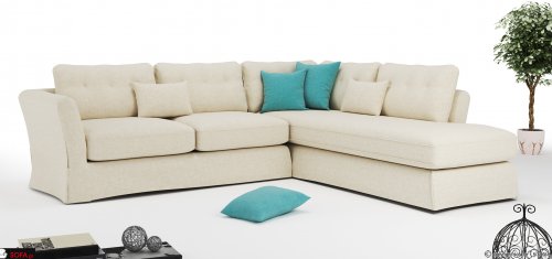 Γωνιακός καναπές Country