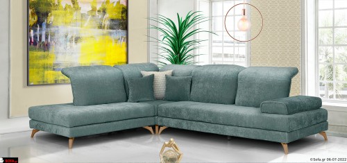 Γωνιακός καναπές Prestige -Ετοιμοπαράδοτος