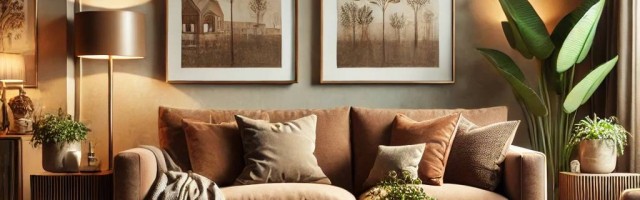 Καφέ καναπές: Το ευέλικτο έπιπλο που αγαπάμε & πώς να τον αξιοποιήσετε σωστά