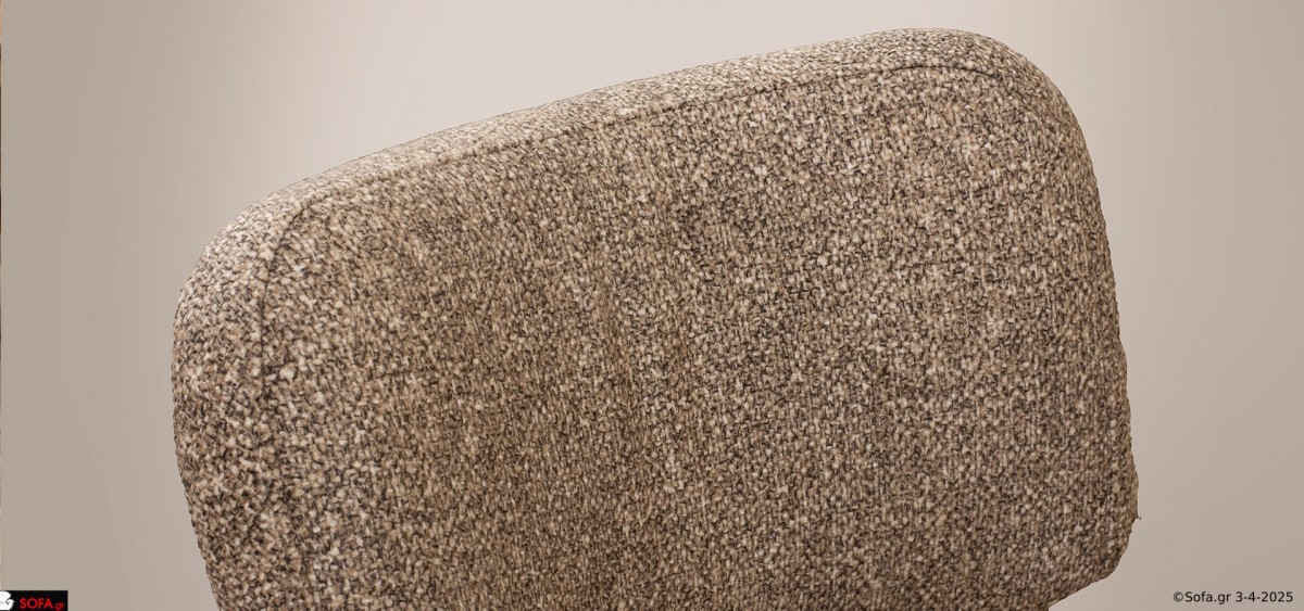 καρέκλα με μαλακή πλάτη και κάθισμα και μασίφ ξύλο οξιάς