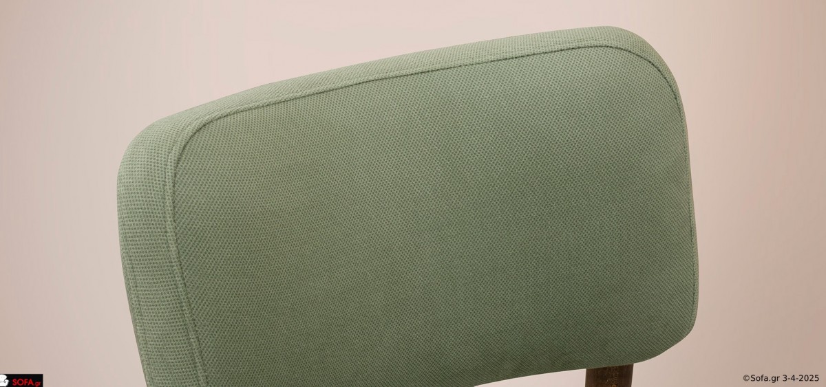 καρέκλα με μαλακή πλάτη και κάθισμα και μασίφ ξύλο οξιάς