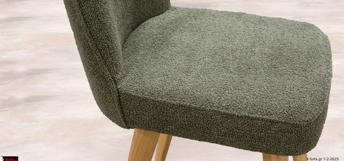 μοντερνα, στιβαρη καρεκλα τραπεζαριας με λοξά πόδια