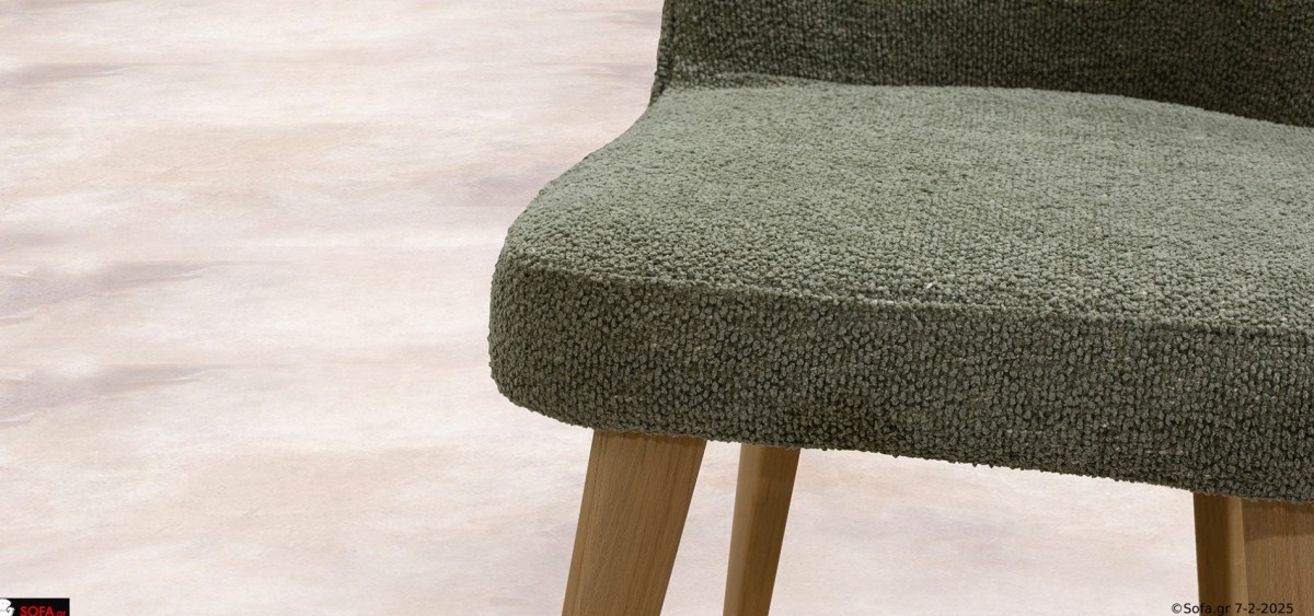 μοντερνα, στιβαρη καρεκλα τραπεζαριας με λοξά πόδια