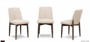 Μοντέρνα καρέκλα μασίφ οξιά με ύφασμα