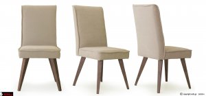 καρέκλα μασίφ οξιά με αποσπώμενο ύφασμα σε διάφορα χρώματα σε οικονομική τιμή