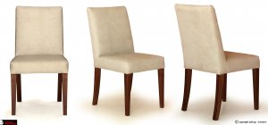 οικονομική υφασμάτινη καρέκλα τραπεζαρίας με σκελετό μασίφ οξιάς και αποσπώμενο ύφασμα