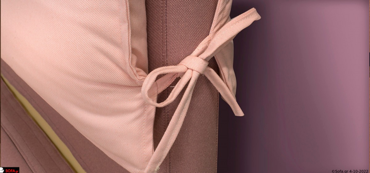 Κρεβάτι Floral με συρόμενο δεύτερο κρεβάτι, υφασματινο και πρακτική λύση φιλοξενίας