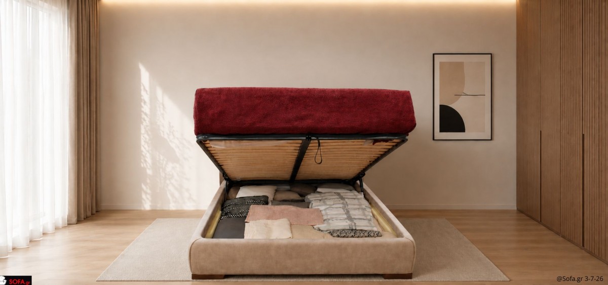 Κρεβάτι Sofa Plus με αποθηκευτικό χώρο - Έκθεμα Αγ.Παρασκευής