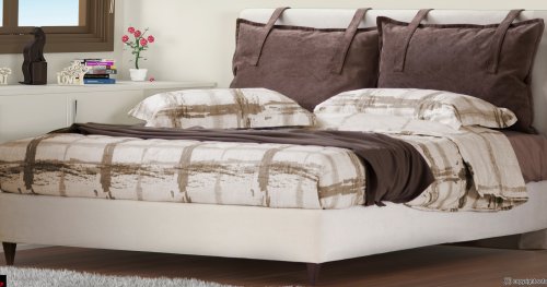 Κρεβάτι ντυμένο Λυδία