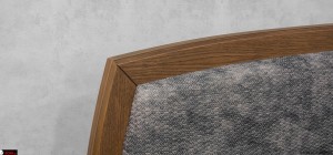 Χειροποίητο ξύλινο πλαίσιο κεφαλαριού στην κρεβατοκάμαρα Open σε καρυδι χρωμα