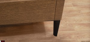 Μαυρο μεταλλικό πόδι.