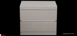 Σετ κρεβατοκάμαρας με inox λεπτομέρειες κομοδίνο με inox λεπτομέρειες