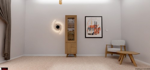 Κρυσταλιέρα Lux Μονόφυλλη