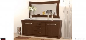 Έπιπλο σαλονιού από ξύλο δρυός ή οξιάς σε εξαιρετική ποιότητα και με πρωτότυπο σχέδιο