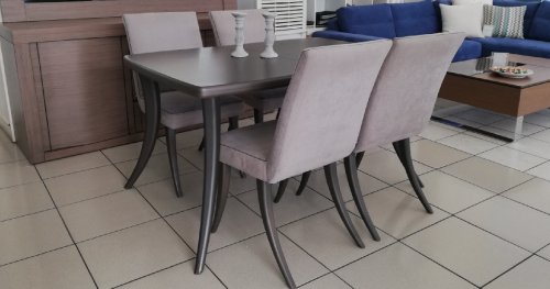 Τραπεζαρία Plaza με 4 καρέκλες - Ετοιμοπαράδοτη