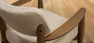 Λεπτομέρεια υφάσματος της πολυθρόνας Άβρα - απαλή, υψηλής ποιότητας υφή, διαθέσιμη σε μεγάλη γκάμα χρωμάτων