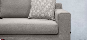 Λεπτομέρεια διθέσιου καναπέ Σύλβια με καθαρές ραφές και ανθεκτική κατασκευή, premium υλικά και επιλογή χρωμάτων για απόλυτη προσαρμογή στον χώρο