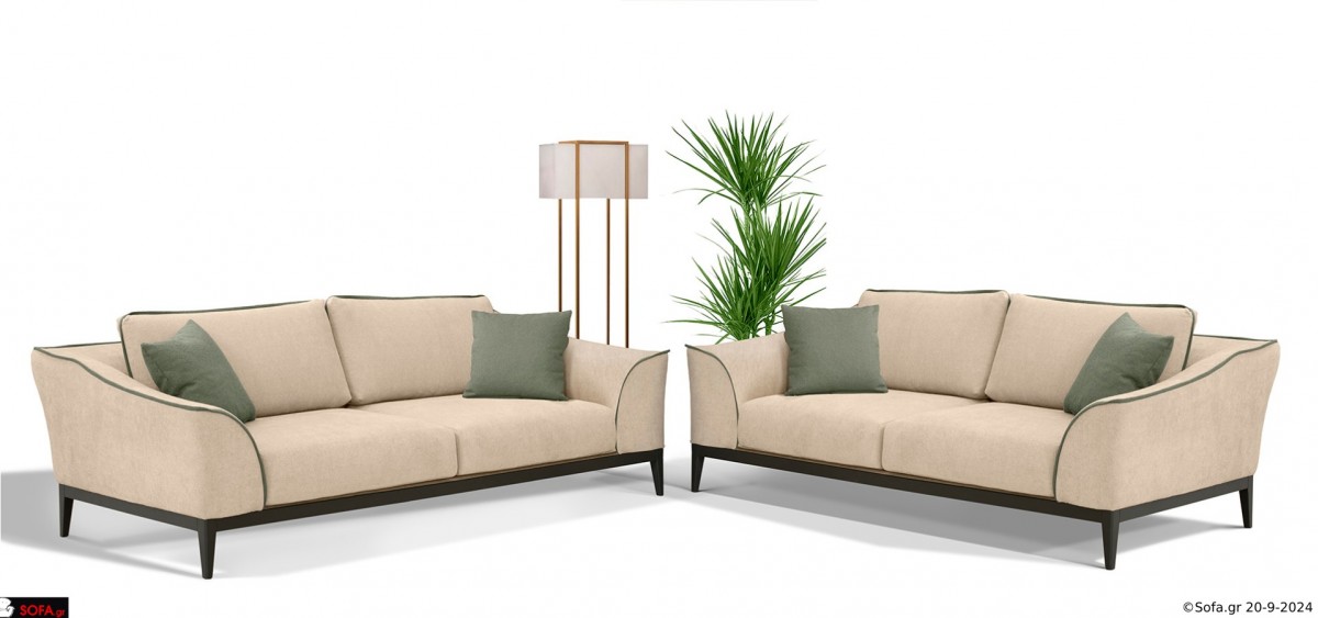 Σαλόνι Unik Σαλόνι μοντέρνο σε μπέζ χρώμα