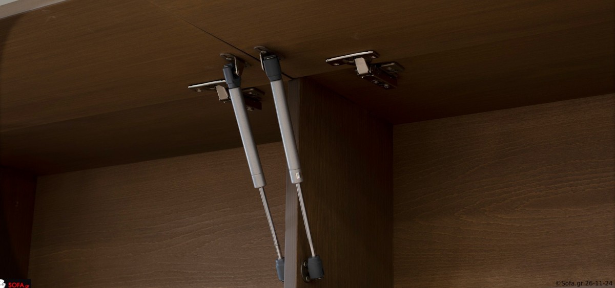 Μοντέρνα σύνθεση προσφοράς με ντουλάπια τοίχου