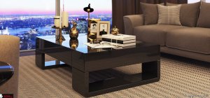 Επίπλωση Νο15 μοντέρνο τραπεζάκι με τζάμι