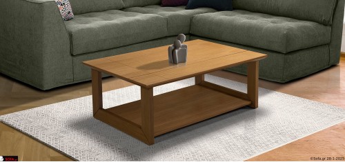 Τραπεζάκι σαλονιού Dimo με ράφι