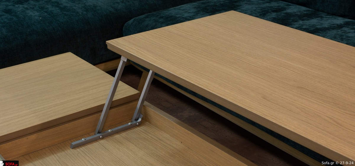 Τραπεζάκι σαλονιού με σκαμπό bar 3 σερβιτόρους 2 συρτάρια και πολύ αποθηκευτικό χώρο