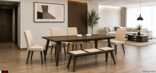 Τραπεζαρία μασίφ Lux Τραπεζαρία μασίφ Lux