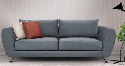 Τριθέσιος καναπές Σύμβολο Black Edition