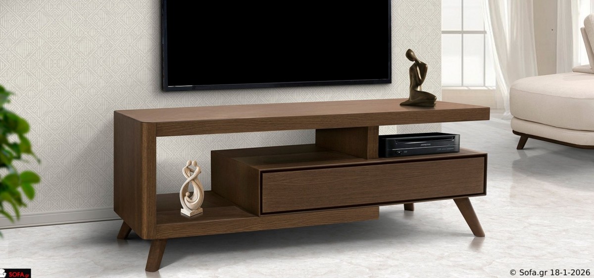 Ολοκληρωμένη επίπλωση Symmetry με καναπέ, πολυθρονα,τραπεζάκι σαλονιού, έπιπλο τηλεόρασης, μπουφέ και τραπεζαρία σε μοντέρνο καθιστικό, σχεδιασμένη για αρμονία, άνεση και λειτουργικότητα στον χώρο