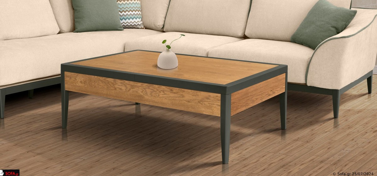 τραπεζάκι σαλονιού που ψηλώνει και γίνεται τραπέζι