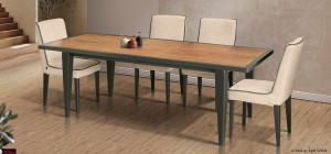 τραπεζαρία με προέκταση 