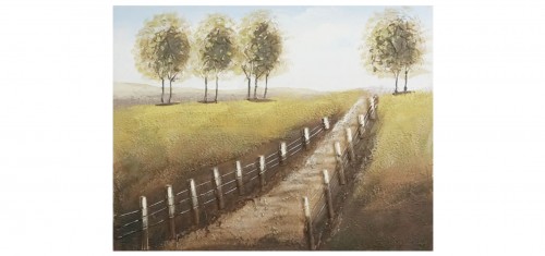 Πίνακας Δρόμος σε χωράφια